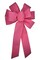 Pink Velvet Wired Wreath Bow - Bubblegum Pink - Indoor or Outdoor product 2